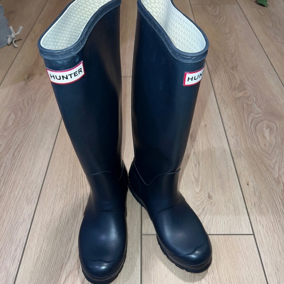 Hunter Shoes - Original HUNTER Tall Boots - Navy